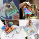 Transparent Iris PVC Laser Paper Transparent Magic Film Laser Paper - Image 3