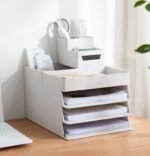 A4 Paper Document Case File Box Holder Plastic A4 Size Paper Document Storage box - Image 2