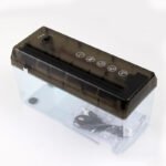 Small Electric A4 Paper Shredder Strip Cut Desktop Office US - Image 3