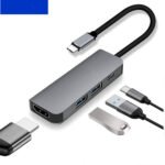 Hub USB HUB Splitter One For Four USB C To HDMI Docking Station - Image 2