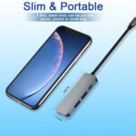 Hub USB HUB Splitter One For Four USB C To HDMI Docking Station - Image 3