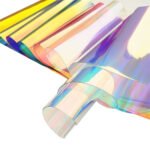 Transparent Iris PVC Laser Paper Transparent Magic Film Laser Paper - Image 4