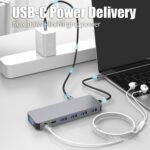 USB C Hub Hub Gigabit Ethernet Port Docking Station - Image 2