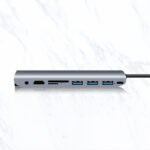 USB C HUB docking station 9 in 1Type-C HDMI VGA low temperature mobile computer expansion docking accessories - Image 4