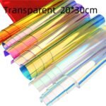 Transparent Iris PVC Laser Paper Transparent Magic Film Laser Paper - Image 10