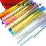 Transparent Iris PVC Laser Paper Transparent Magic Film Laser Paper - Image 8
