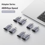 USB To Mini Adapter V3 To Type-C Charging Cable Adapter T-port Micro