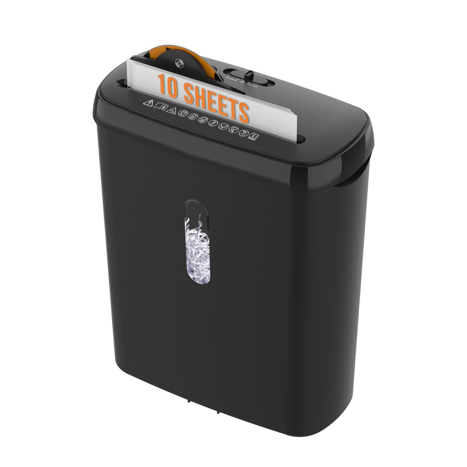 97ec0f98-db19-4771-8a51-b0f364fe312f.jpg 10 Strip Paper Shredder, P-2 Security Level, Equipped With A 3.17-gallon Paper Basket, CD And Credit Card Shredder, Durable And Fast Anti Paper Jam System, ETL Certified Home Office Shredder, FBA Ship - Image 1