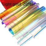 Transparent Iris PVC Laser Paper Transparent Magic Film Laser Paper - Image 6
