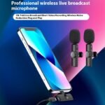 Collar Clip Microphone Outdoor Video Recording Wireless Microphone